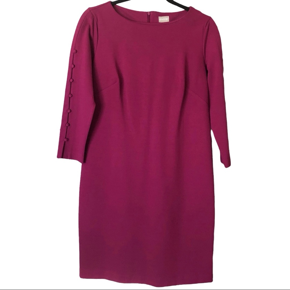 CHICO’S Fuchsia Woman Dress‎ Sz OP